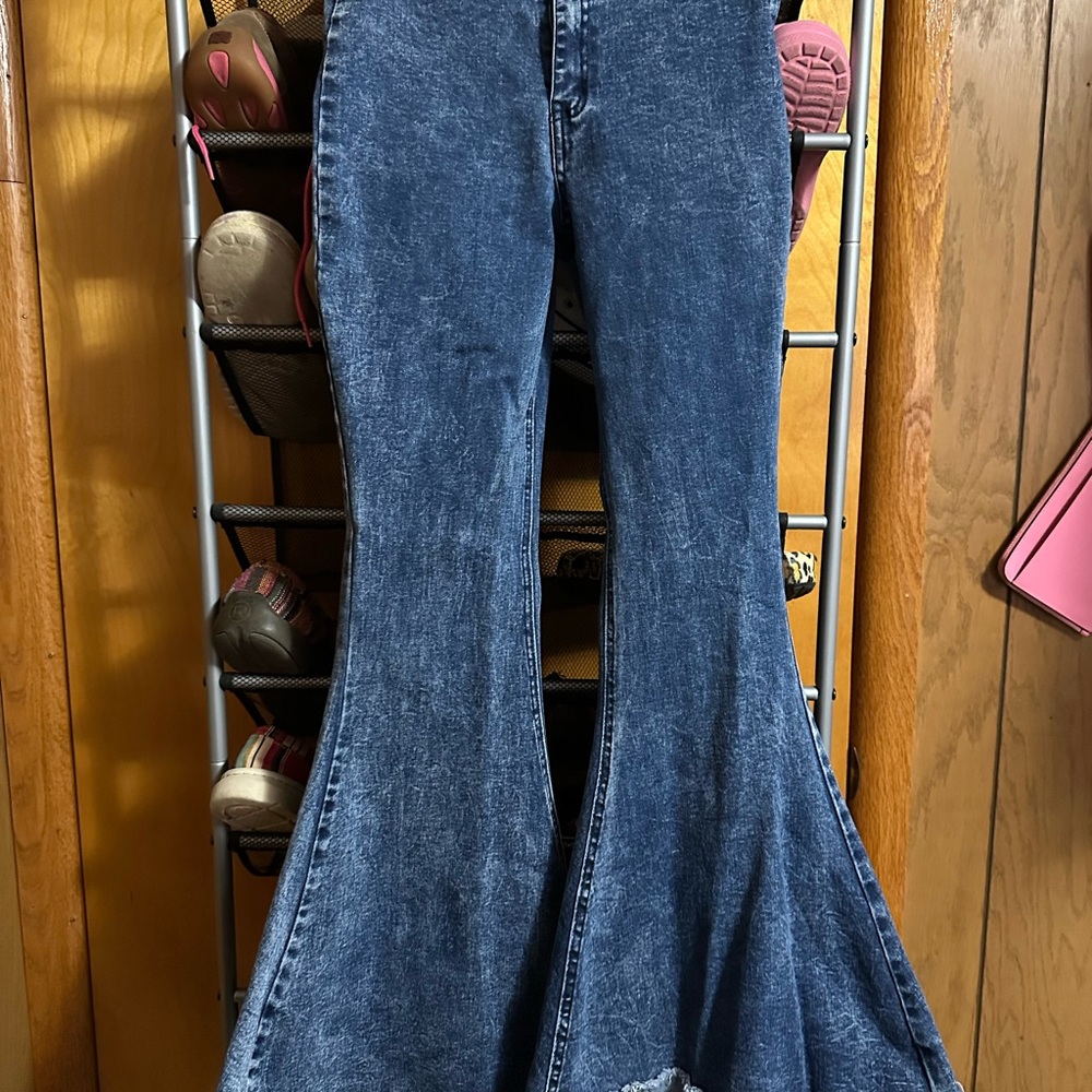 Girls size L bell bottoms